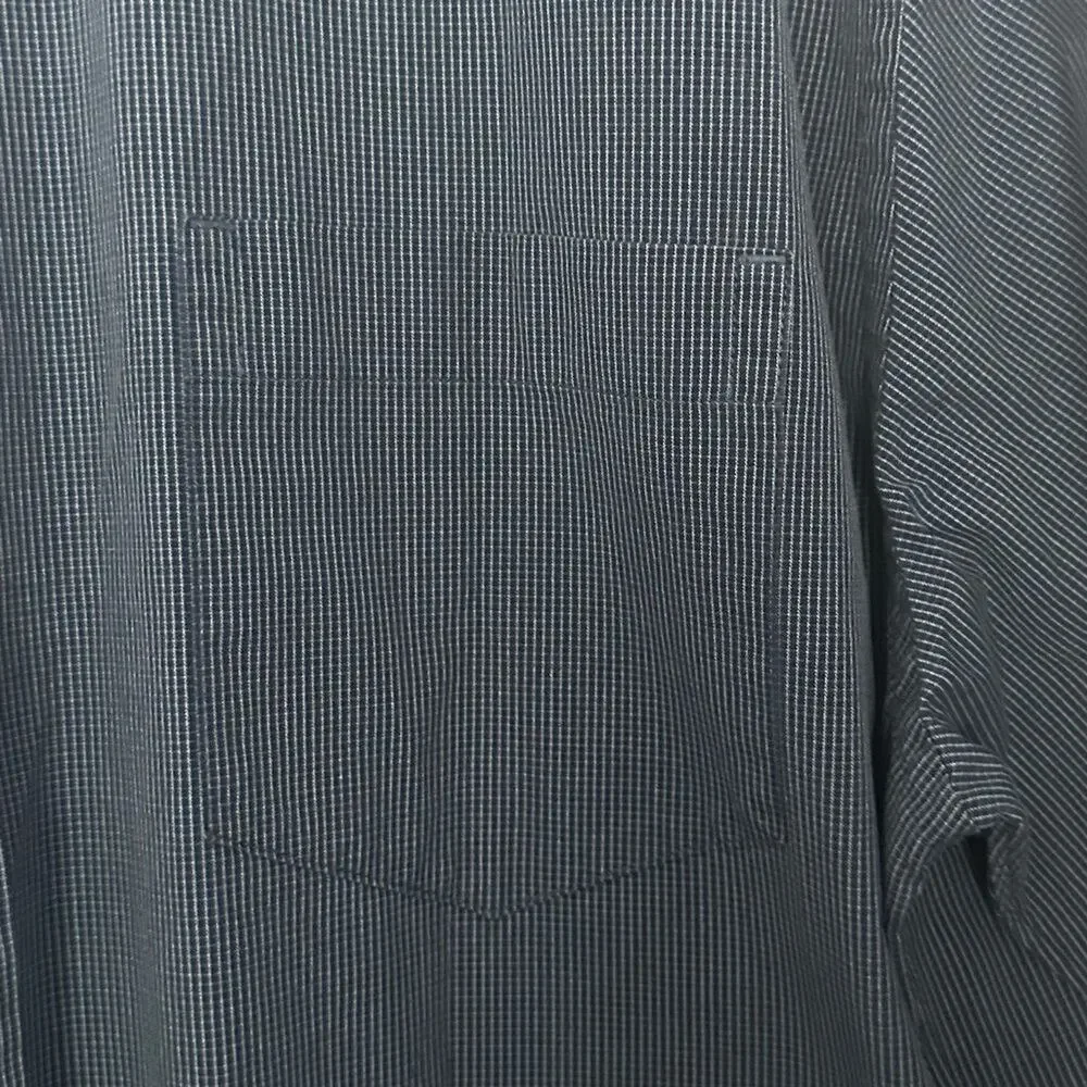 J. Crew Long Sleeve Button-Down Shirt Blue Gray Size‎ XL 17.5-18 Office Career